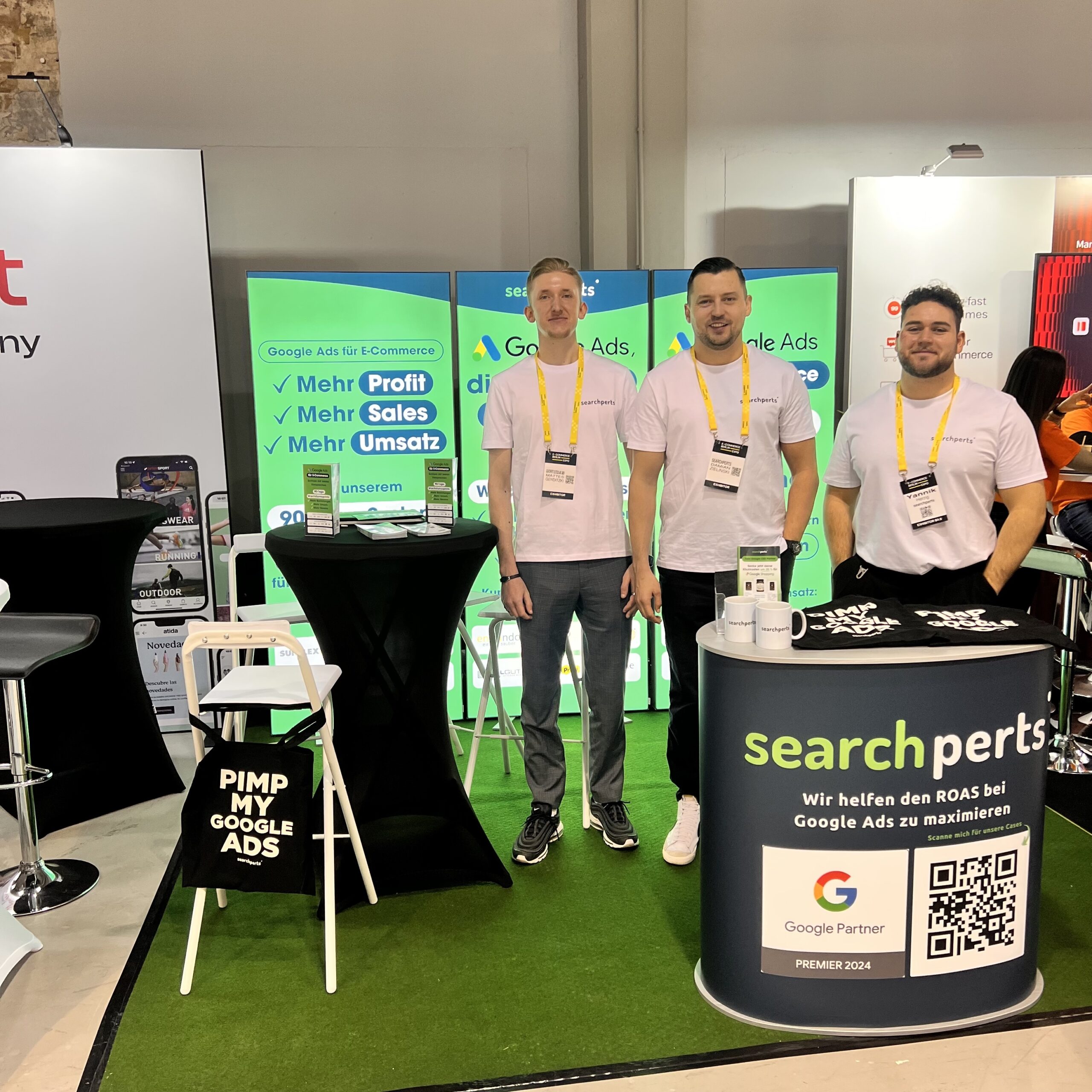 Die Google Ads Agentur aus Düsseldorf auf der E-Com Expo in Berlin.