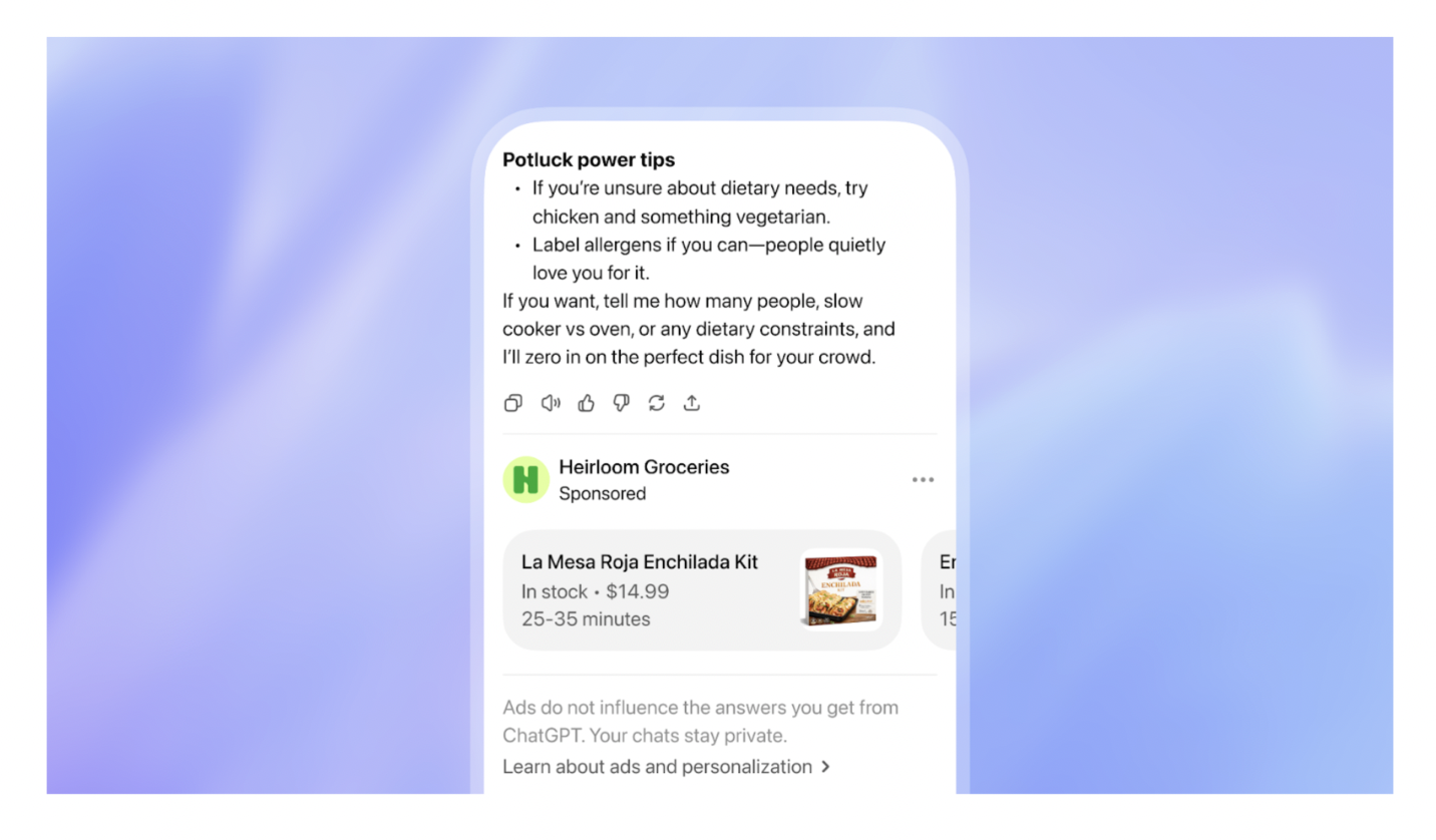 Quelle: https://help.openai.com/en/articles/20001047-ads-in-chatgpt